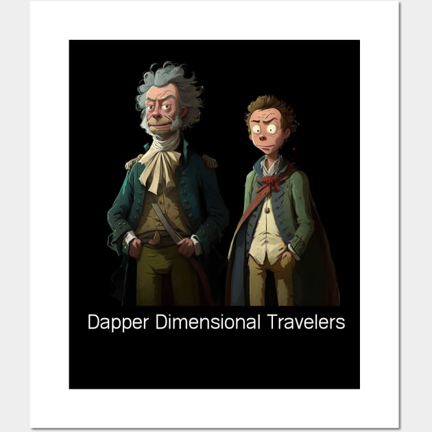 Richard and Mortimer, a Dapper Duo v3 Wall Art by AI-datamancer